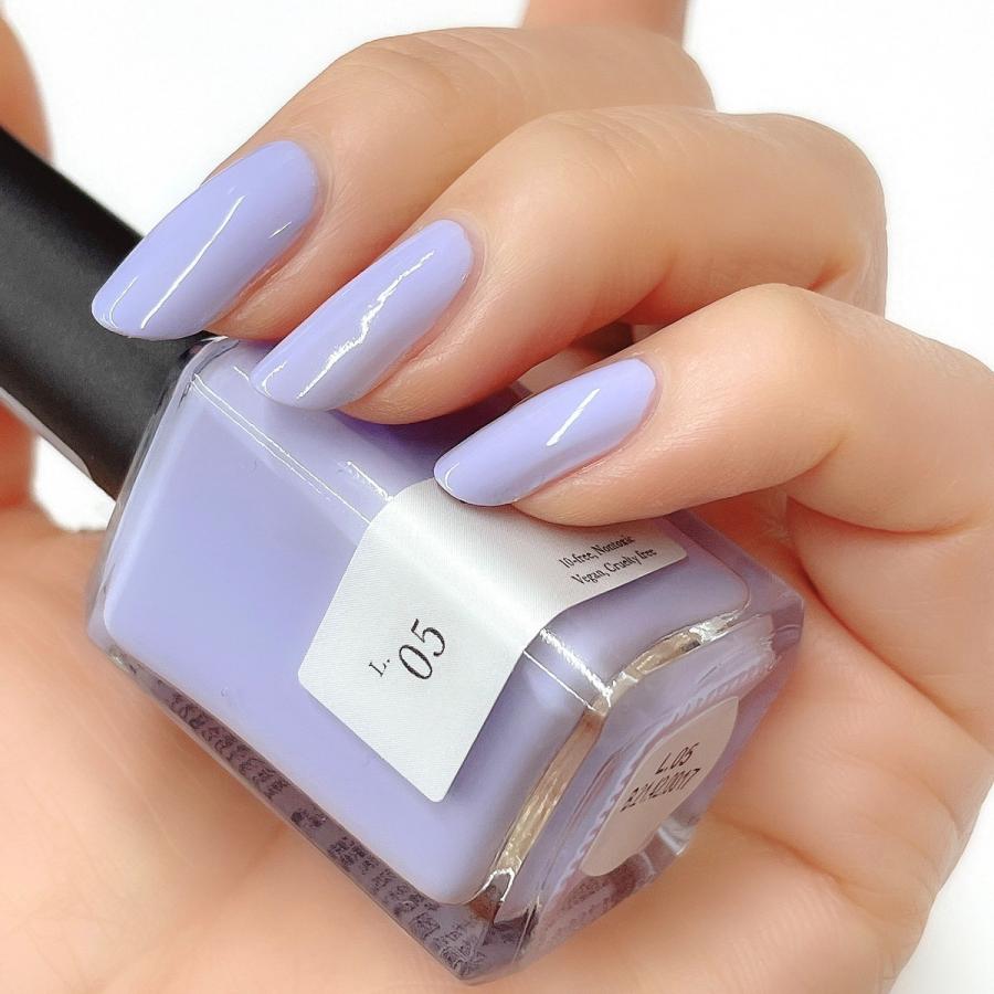Sundays サンデイズ ネイルカラー L 05 ラベンダー 14ml 爪に マニキュア N Y 直輸入 10free 発色 セルフネイル きれい 春 ネイル 春カラー パープル うす紫 Sunday L05 マニキュア通販 大人ネイル 通販 Yahoo ショッピング