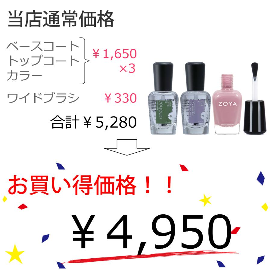 ブラシプレゼント Zoya マニキュア 4点セット ベースコート トップコート ネイルカラー 人気色 ネイル 爪にやさしい マニキュア Zoya お得 セット ギフト Zoya Set マニキュア通販 大人ネイル 通販 Yahoo ショッピング