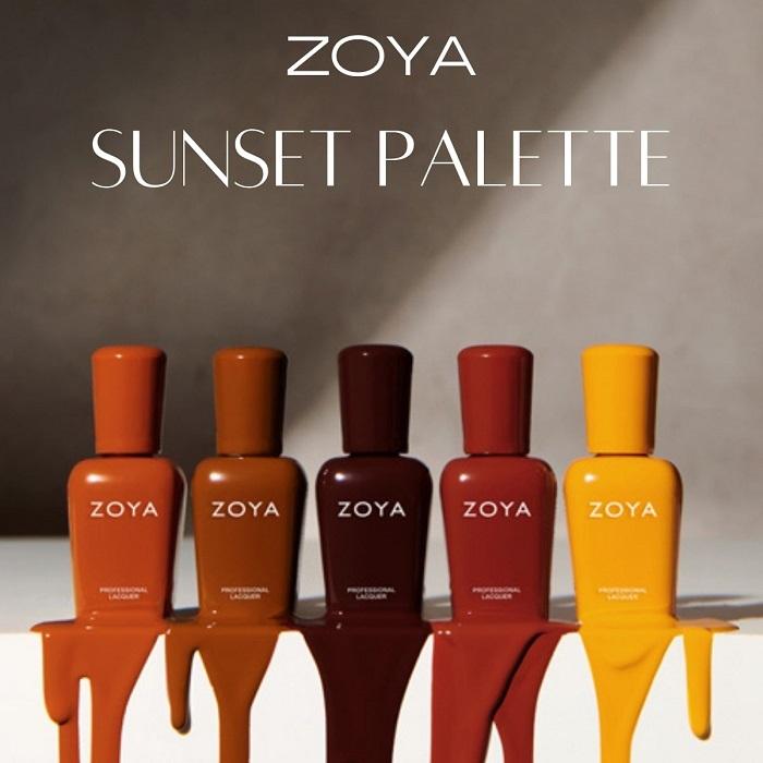 Zoya ゾーヤ ゾヤ ネイルカラー Sunset Palette 秋カラー セルフネイル Zoya 品質満点 ネイル 15ml マニキュア