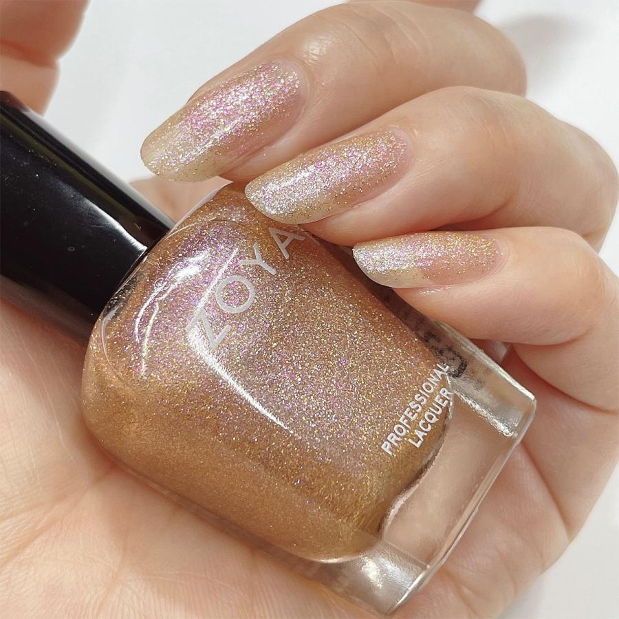 Zoya ゾーヤ ネイルカラー Zp10 Cosmic Pop 15ml ネイル 爪にやさしい マニキュア セルフ ローズゴールド グリッター 秋 ネイル Zoya Zp10 マニキュア通販 大人ネイル 通販 Yahoo ショッピング