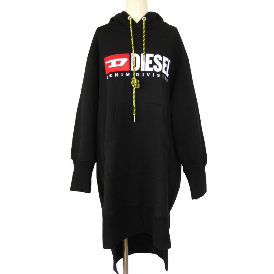 売り尽くし！ DIESEL レディース ヴィンテージロゴ スウェット ワンピース パーカー D-ILSE-C 00SPB8 0CATK