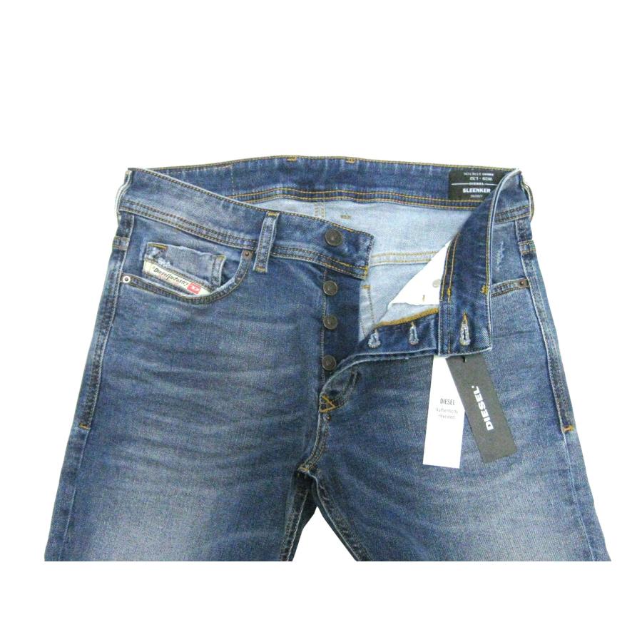 美品✨️ディーゼル DIESEL SLEENKER-X ストレッチ デニム 美脚 DIESEL（ディーゼル） 極細 スリムスキニー ストレッチ 控えめダメージ