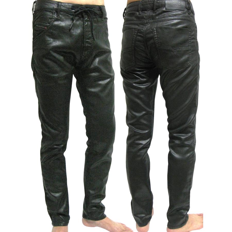 DIESEL JoggJeans ジョグジーンズ スリムストレッチ レザー風 DIESEL JoggJeans ジョグジーンズ スリムストレッチ レザー風