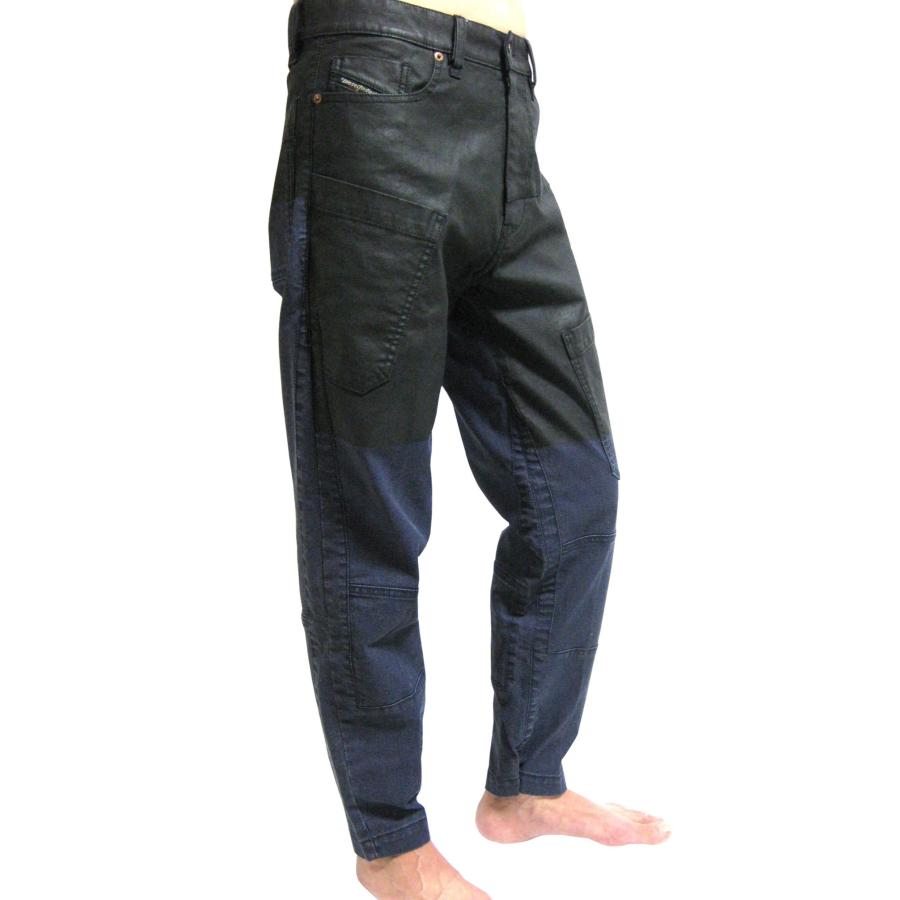 DIESEL JoggJeans ジョグジーンズ ハーフコーティング ワークパンツ D-AZZER-SP-NE 0DDAY 裾幅調節可 多彩なコーディネートが楽しめます｜otonanofudangi｜03