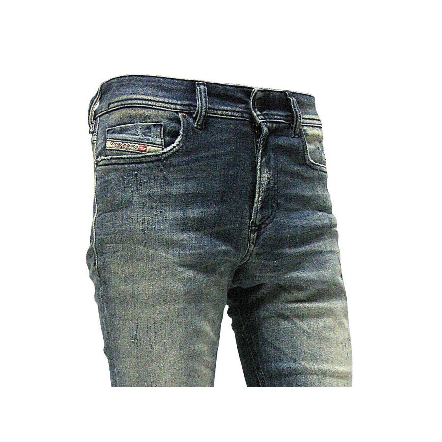 DIESEL スリムスキニー ストレッチ イタリア製 ハンドダメージ加工 