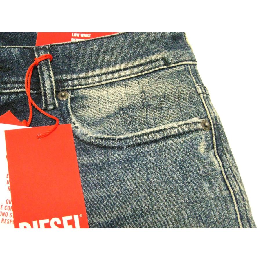 DIESEL スリムスキニー ストレッチ イタリア製 ハンドダメージ DIESEL スリムスキニー ストレッチ イタリア製 ハンドダメージ