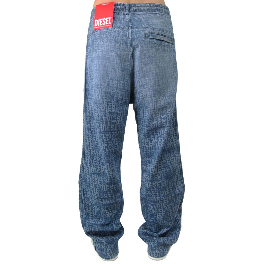 DIESEL JoggJeans トラックデニム ワイドストレート モノグラム DIESEL JoggJeans トラックデニム ワイドストレート モノグラム