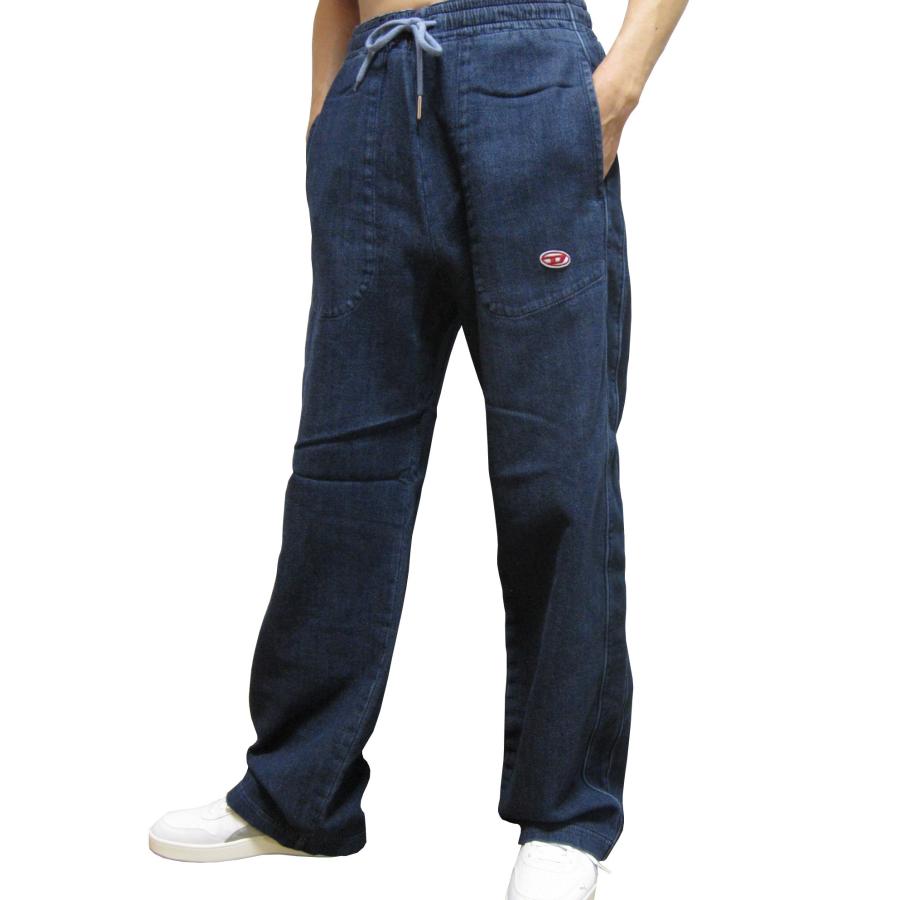DIESEL JoggJeans トラックデニム ワイドストレート スウェット DIESEL JoggJeans トラックデニム ワイドストレート スウェット