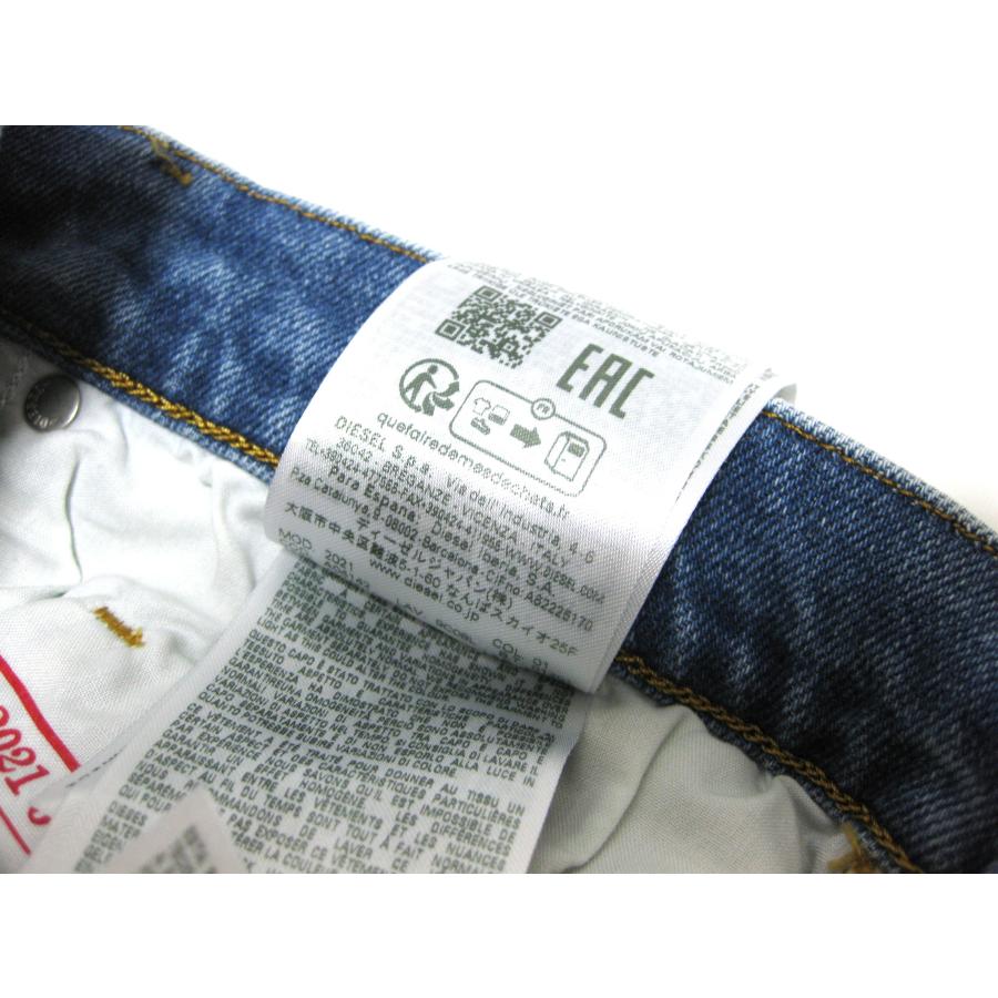 DIESEL Library ディーゼル イタリア製 ストレート ストレッチジーンズ 2021 D-VOCS 視覚効果がおもしろいです！_10