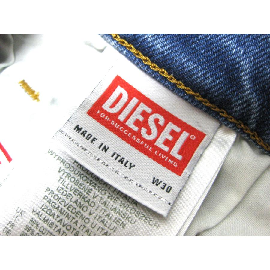 DIESEL Library ディーゼル イタリア製 ストレート ストレッチジーンズ 2021 D-VOCS 視覚効果がおもしろいです！_11