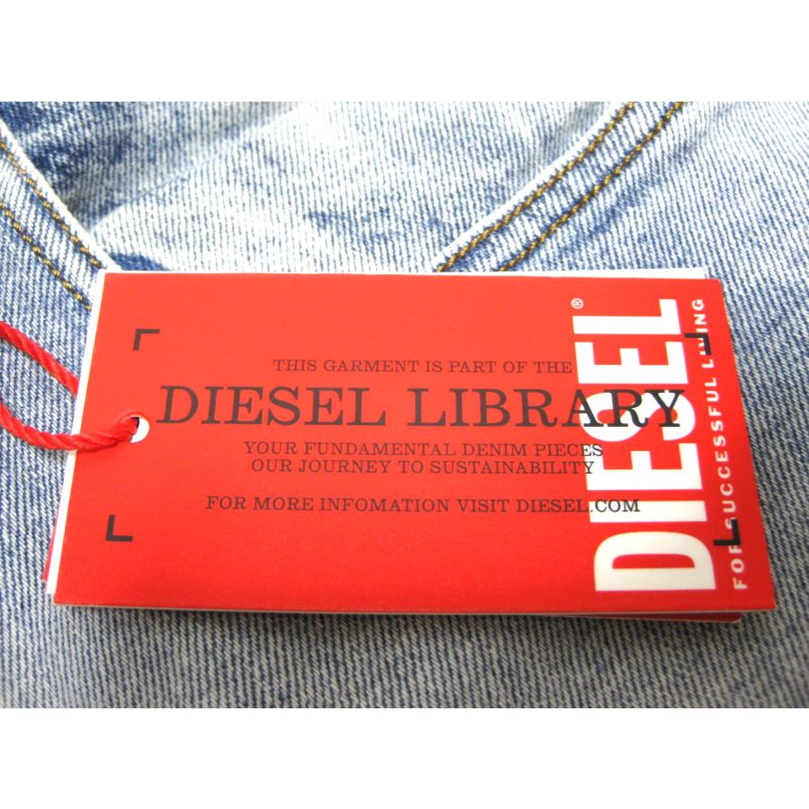 DIESEL Library ディーゼル イタリア製 ストレート ストレッチジーンズ 2021 D-VOCS 視覚効果がおもしろいです！_6