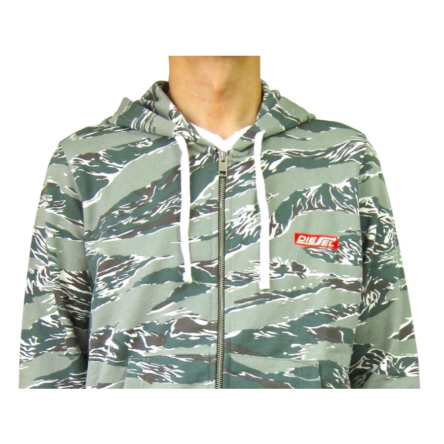 DIESEL ディーゼル ゼブラ模様 カモフラ柄 フルジップ ユニ DIESEL ディーゼル ゼブラ模様 カモフラ柄 フルジップ ユニ