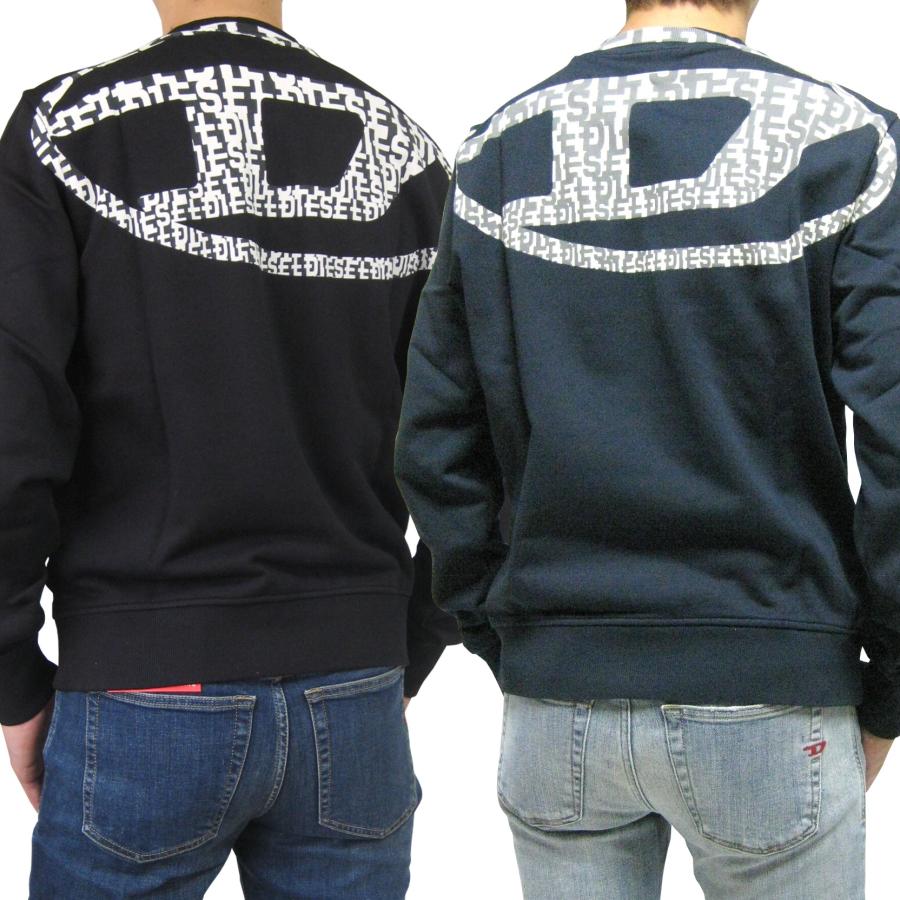 DIESEL ディーゼル モノグラムロゴ 袖&バックプリント ユニ DIESEL ディーゼル モノグラムロゴ 袖&バックプリント ユニ