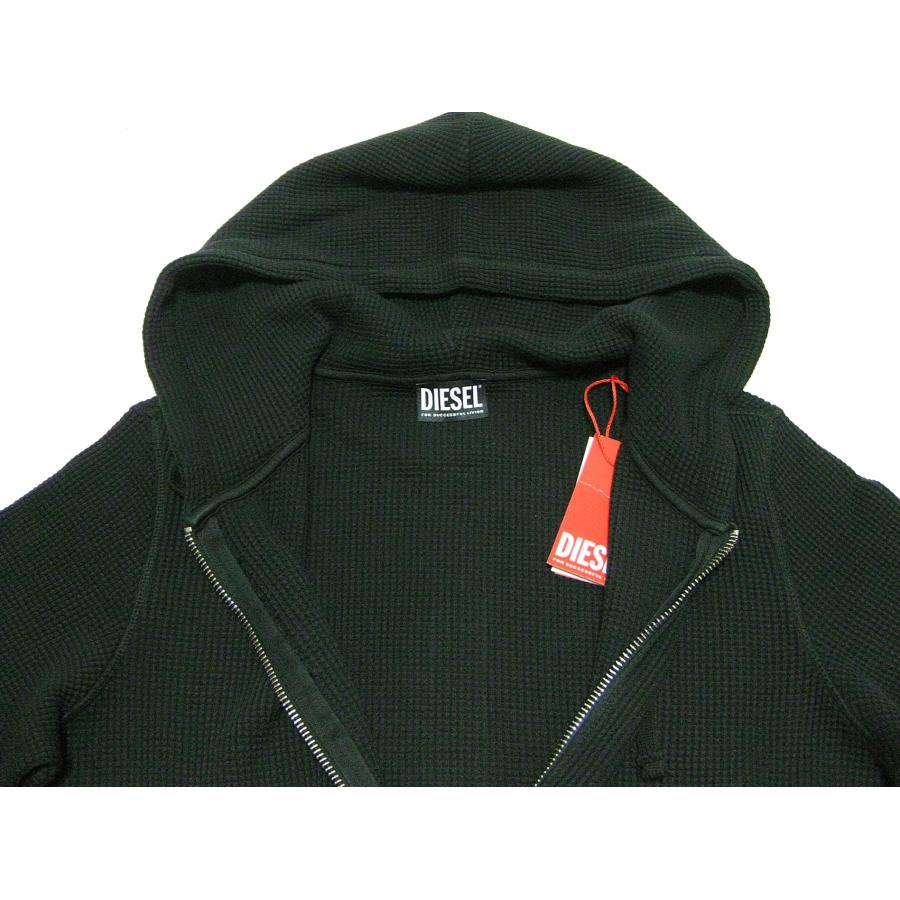 DIESEL ディーゼル 3面ロゴプリント ユニセックス ワッフル生地 DIESEL ディーゼル 3面ロゴプリント ユニセックス ワッフル生地