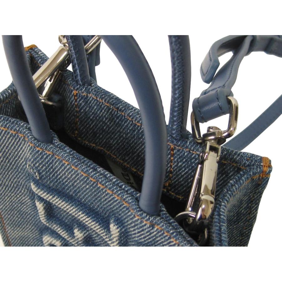 DIESEL ディーゼル エンボスロゴ デニム ミニトートバッグ DIESEL ディーゼル エンボスロゴ デニム ミニトートバッグ