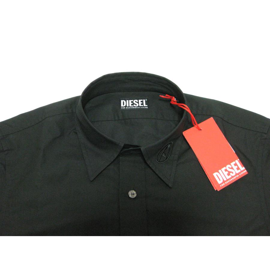 DIESEL（ディーゼル） オーバルDロゴ ポプリンコットン ドレスシャツ