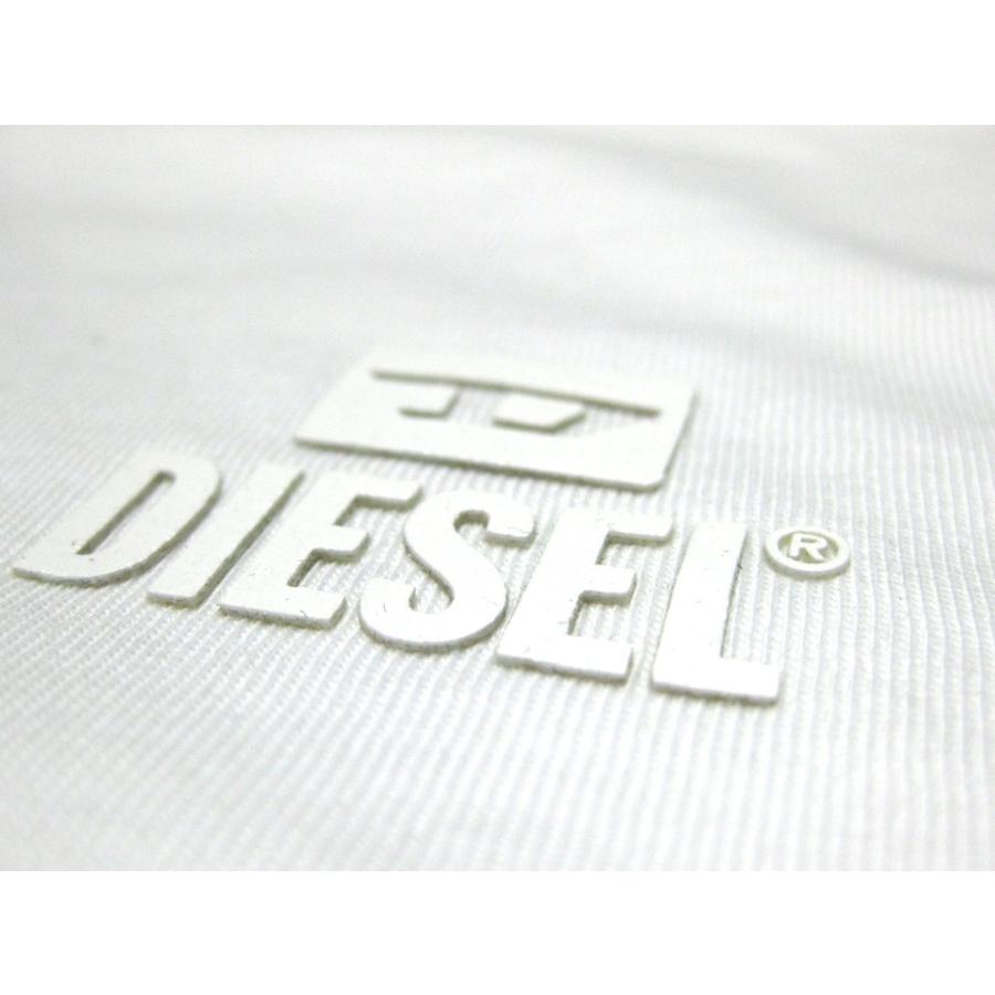 DIESEL（ディーゼル） ワンポイントロゴ スリムフィット 長袖Tシャツ