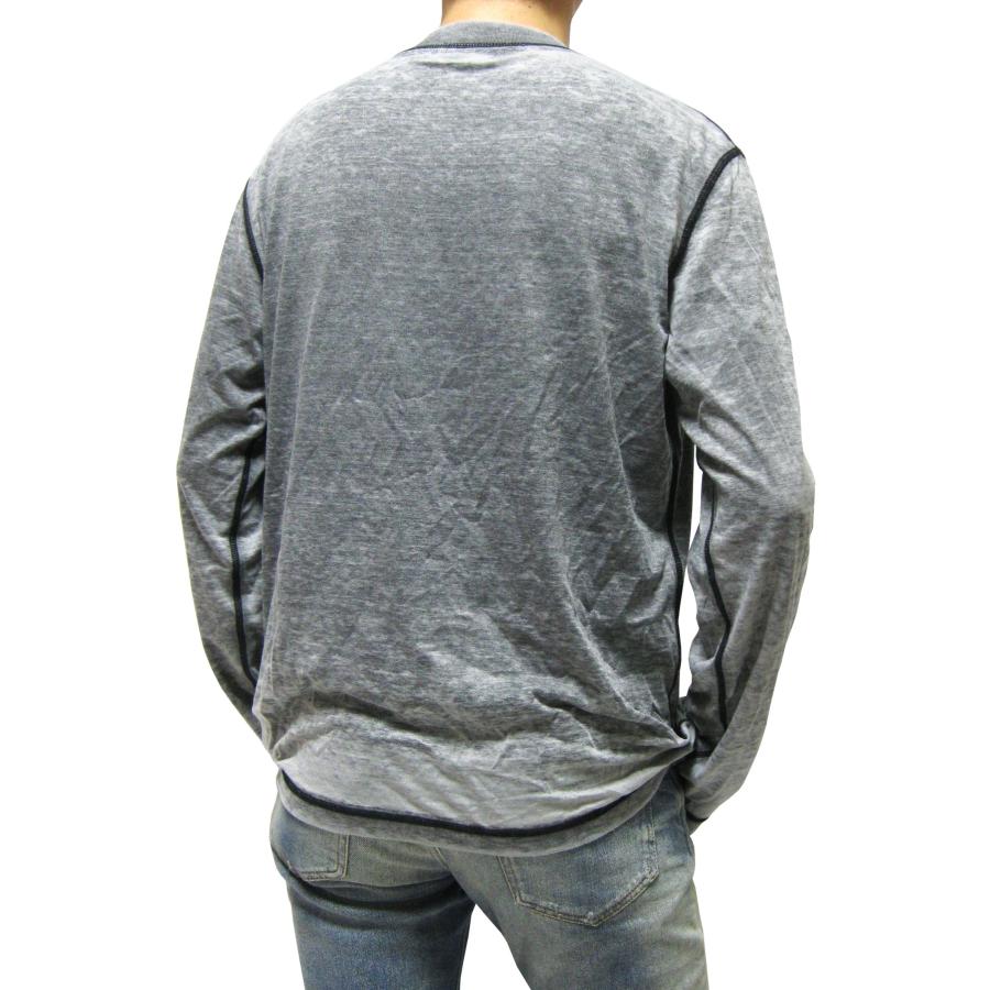 DIESEL（ディーゼル） フロントビッグロゴ カバーステッチ 長袖T