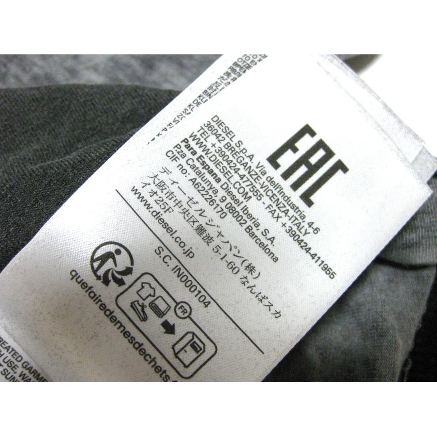 DIESEL（ディーゼル） フロントビッグロゴ カバーステッチ 長袖T