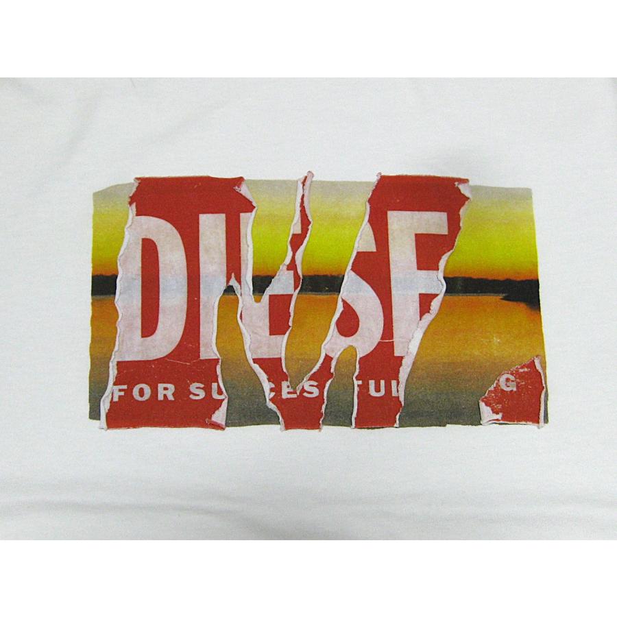 DIESEL 売り尽くし！ ピールオフ プリント 半袖Tシャツ T-WASH