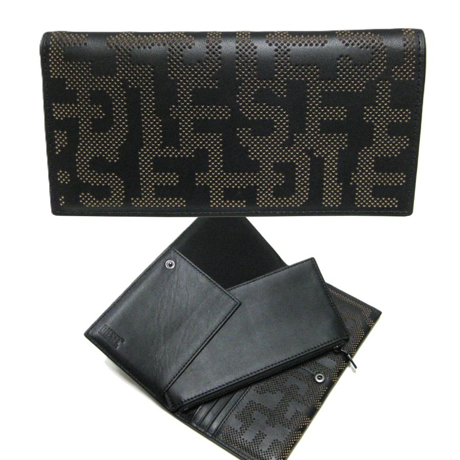 DIESEL（ディーゼル） 訳あり パンチングレザー モノグラム柄 2Way