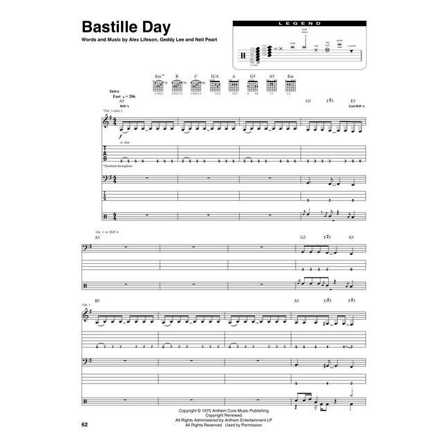 取寄 楽譜 Rush - The Complete Scores | ラッシュ バンドスコア