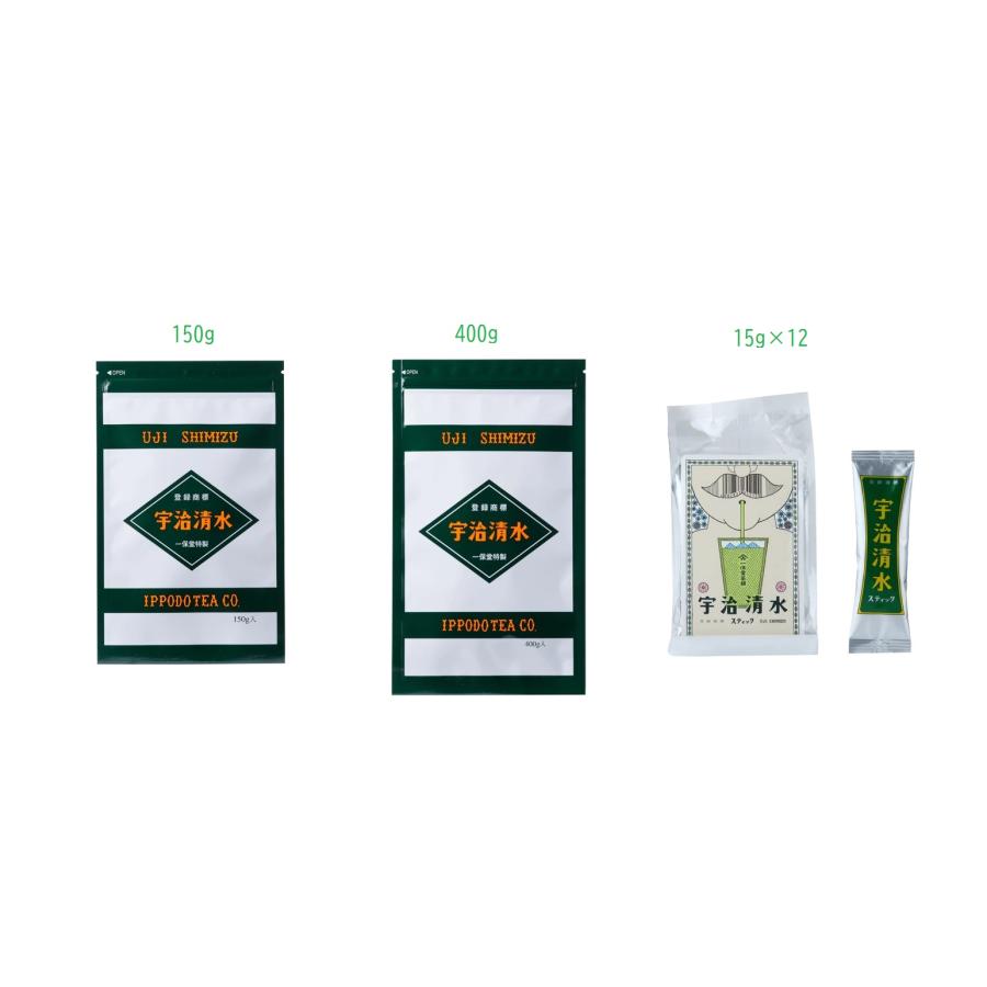 一保堂茶舗 宇治清水150g袋/400g袋/使い切り15gx12pack 京都寺町