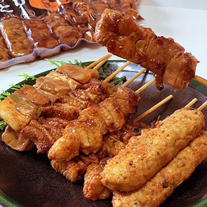やまさきの焼き鳥5本4袋 バラエティパック 手刺し 焼き鳥 国産鶏