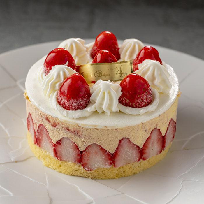 ストロベリーショートケーキ 【ベルグの4月】 イチゴケーキ アイス