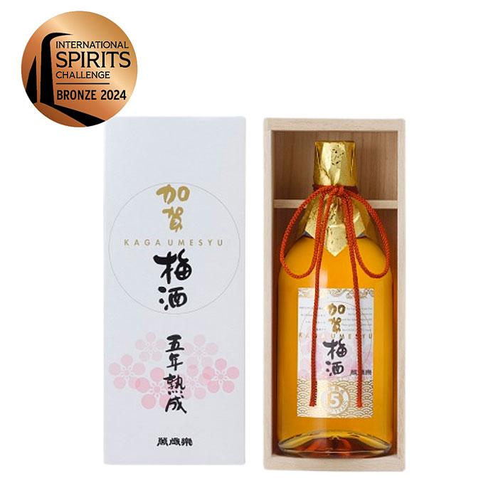 萬歳楽 加賀梅酒 五年熟成 5年 ビンテージ ISC 銅賞受賞 国産 紅映梅