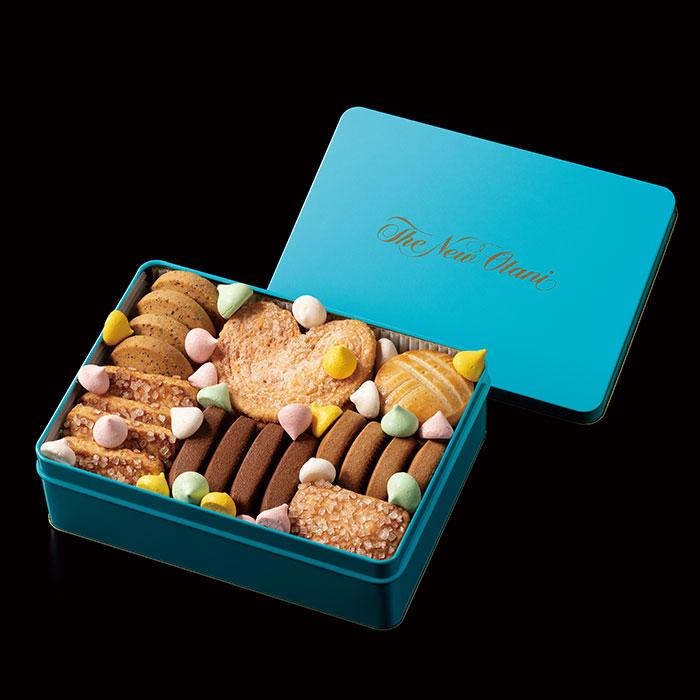 ホテルニューオータニ プレミアム クッキー缶「MINI」 サブレ ショコラ