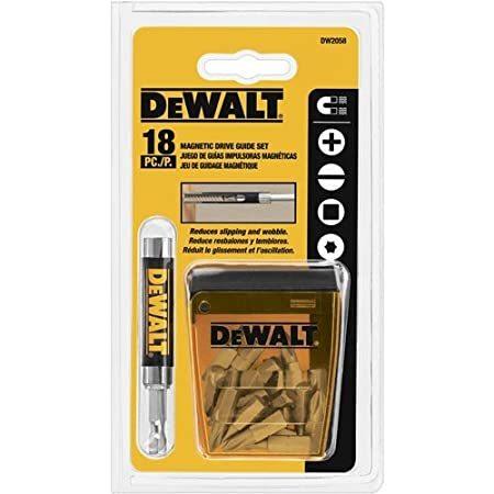 売れ筋新商品 DEWALT DW2058CS Compact Magnetic Drive Guide Set, 18-Piece by DEWALT その他DIY、業務、産業用品