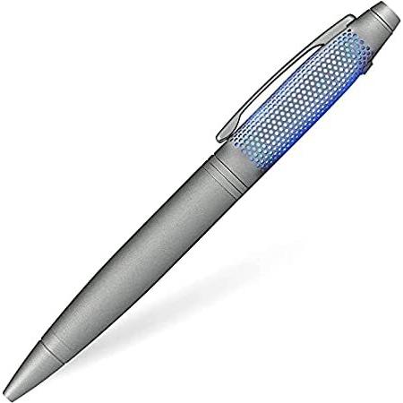 格安即決 Ballpoint Grey Titanium Lumina Cross Pen LED Purple Blue, Red, with その他筆記用具