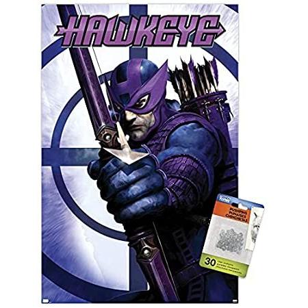 2021年秋冬新作 - Comics Marvel Hawkeye Pins Push with Poster Wall #1 Hawkeye Reign: Dark - その他