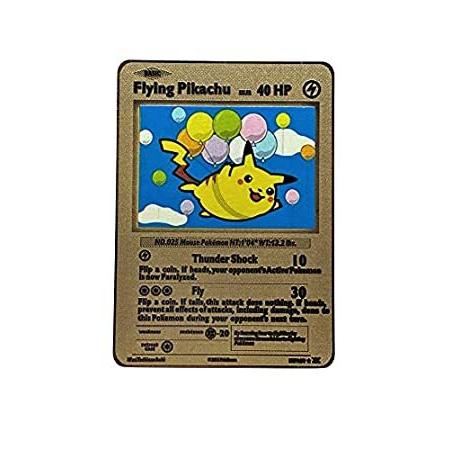 優先配送 (Custom Card Evolutions Pikachu Flying Gold Card) Metal その他