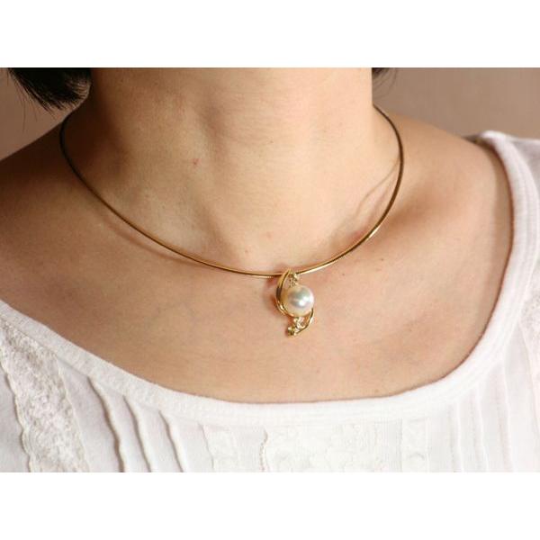 【日本未発売】 pearl【音羽パール】 ペンダントヘッド 11.7mm 白蝶真珠 ダイヤ入 K18 【H8889176062】(31944円)