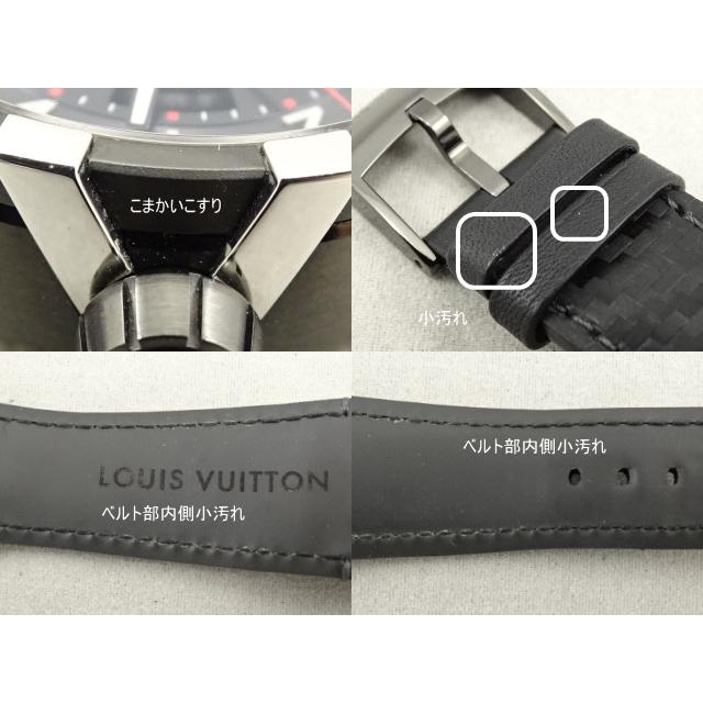 音羽屋■ ルイヴィトン(LOUIS VUITTON)【タンブール GMT エヴォリューション インブラック オートマ】Q11590. メンズ｜otowaya78｜03