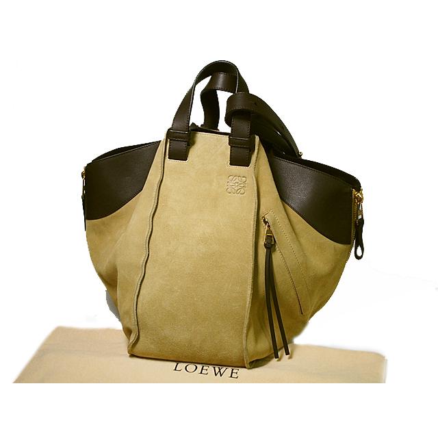 音羽屋□ ロエベ LOEWE ハンモックDW ミディアム 387.61.N27 スエード 