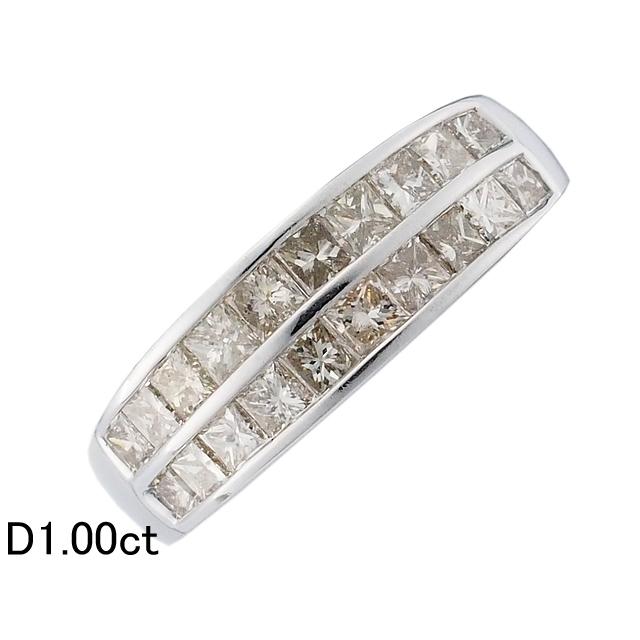 音羽屋□ ダイヤモンド/1.00ct K18WG ホワイトゴールド デザイン 