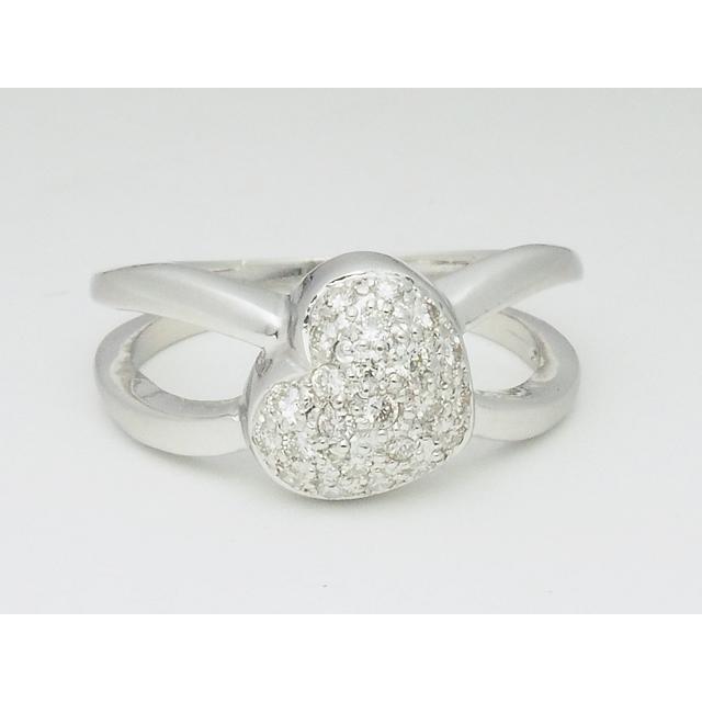 Ponte Vecchio 音羽屋□ ポンテヴェキオ ダイヤ/0.18ct K18WG ハート  