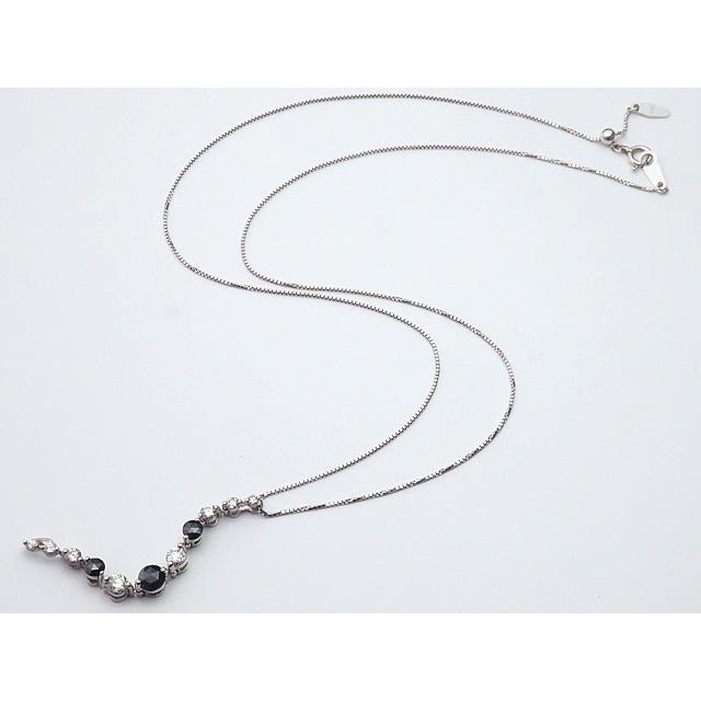音羽屋□ ダイヤモンド/0.66ct 0.68ct K18WG ブラックダイヤ 