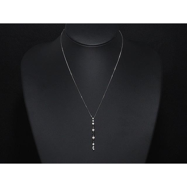 音羽屋□ ダイヤモンド/0.66ct 0.68ct K18WG ブラックダイヤ 