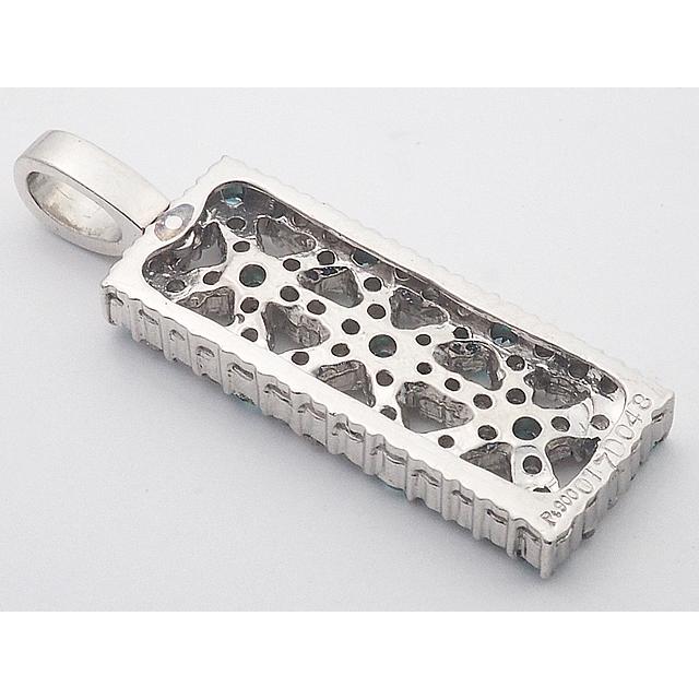 音羽屋□ トルマリン/0.17ct ダイヤ/0.48ct Pt900 プラチナ ヘッド 