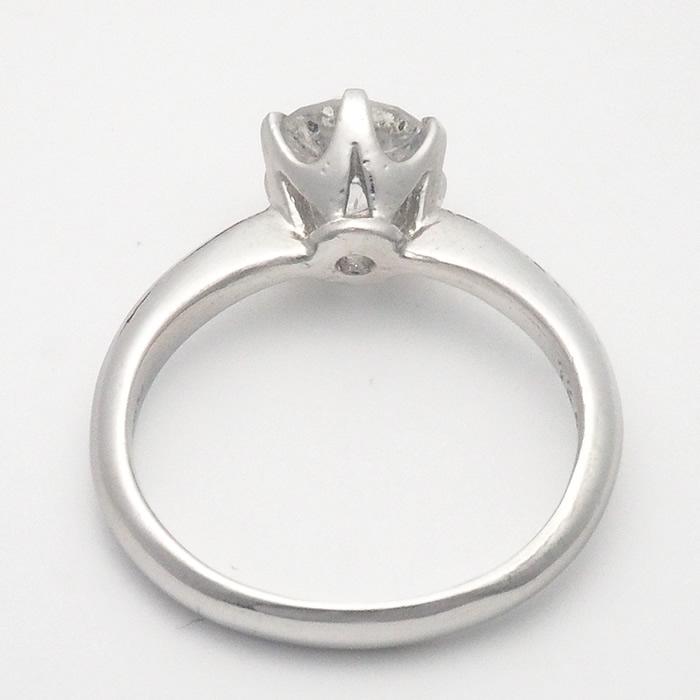 プラチナ850 ダイヤモンド （1.01）一粒立爪リング