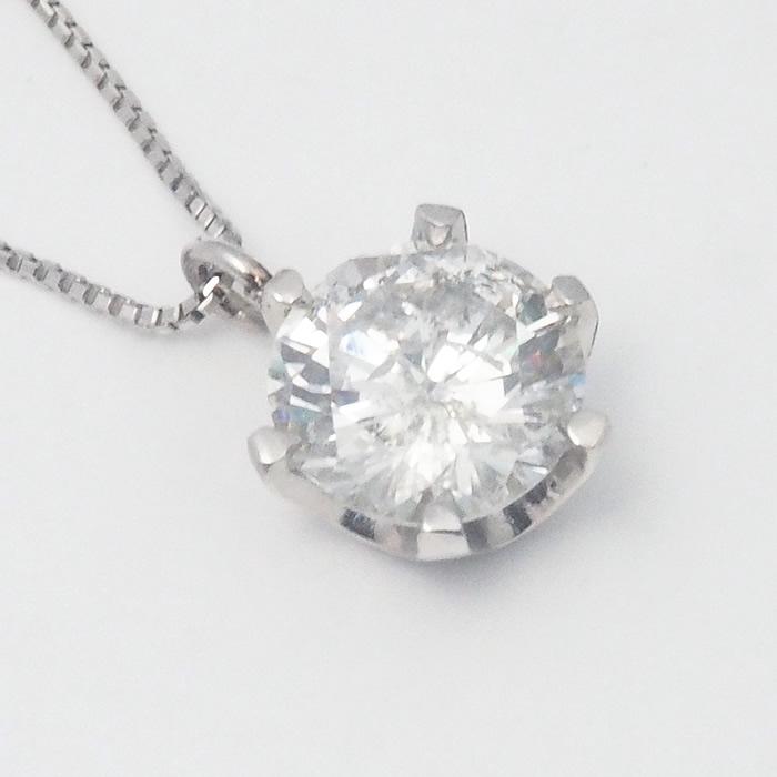 音羽屋□ G/I-1 ダイヤモンド/1.158ct Pt900/Pt850 プラチナ 1粒ダイヤ  