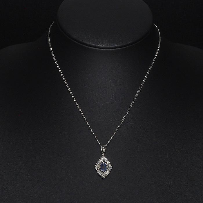 音羽屋□ サファイア/0.91ct ダイヤ/0.36ct Pt850 デザイン