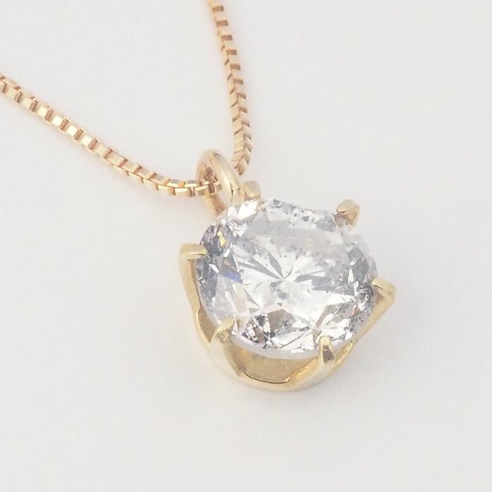 音羽屋□ ダイヤモンド/1.039ct K18YG イエローゴールド 1粒