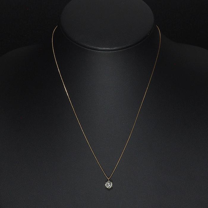 音羽屋□ ダイヤモンド/1.039ct K18YG イエローゴールド 1粒