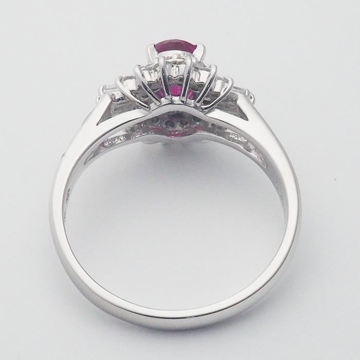 音羽屋□ ジュエリーマキ JEWELRY MAKI ルビー/0.70ct ダイヤ/0.39ct