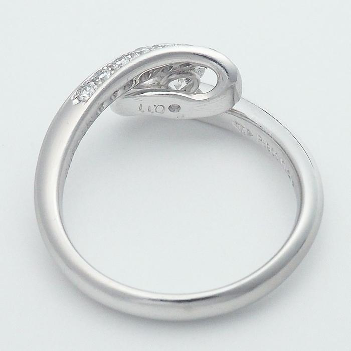 音羽屋□ ダイヤモンド/0.26ct Pt900 デザイン リング 10号 仕上済